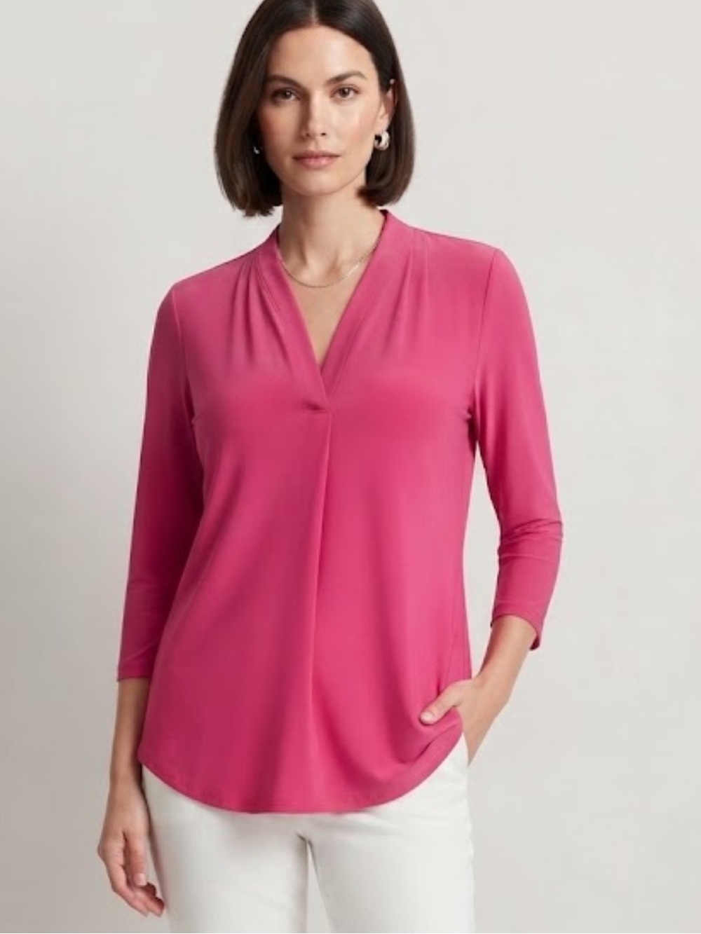 Charter Club pink pullover blouse
